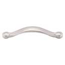 Top Knobs [M1262] Die Cast Zinc Cabinet Pull Handle - Saddle Series - Oversized - Brushed Satin Nickel Finish - 5 1/16&quot; C/C - 5 3/4&quot; L