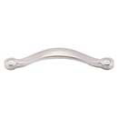 Top Knobs [M1262] Die Cast Zinc Cabinet Pull Handle - Saddle Series - Oversized - Brushed Satin Nickel Finish - 5 1/16&quot; C/C - 5 3/4&quot; L