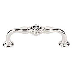 Top Knobs [TK692PN] Die Cast Zinc Cabinet Pull Handle - Allington Series - Standard Size - Polished Nickel Finish - 3 3/4" C/C - 4 1/2" L