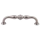 Top Knobs [TK693AG] Die Cast Zinc Cabinet Pull Handle - Allington Series - Oversized - Ash Gray Finish - 5 1/16&quot; C/C - 5 3/4&quot; L