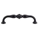 Top Knobs [TK693BLK] Die Cast Zinc Cabinet Pull Handle - Allington Series - Oversized - Flat Black Finish - 5 1/16&quot; C/C - 5 3/4&quot; L