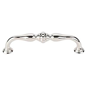Top Knobs [TK693PN] Die Cast Zinc Cabinet Pull Handle - Allington Series - Oversized - Polished Nickel Finish - 5 1/16" C/C - 5 3/4" L