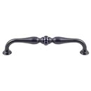 Top Knobs [TK694BLK] Die Cast Zinc Cabinet Pull Handle - Allington Series - Oversized - Flat Black Finish - 6 5/16&quot; C/C - 7&quot; L