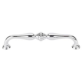 Top Knobs [TK694PC] Die Cast Zinc Cabinet Pull Handle - Allington Series - Oversized - Polished Chrome Finish - 6 5/16" C/C - 7" L