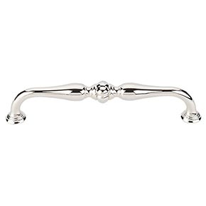 Top Knobs [TK694PN] Die Cast Zinc Cabinet Pull Handle - Allington Series - Oversized - Polished Nickel Finish - 6 5/16" C/C - 7" L