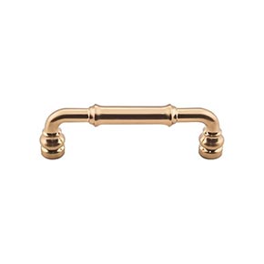 Top Knobs [TK883HB] Die Cast Zinc Cabinet Pull Handle - Brixton Series - Standard Size - Honey Bronze Finish - 3 3/4" C/C - 4 3/8" L
