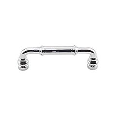 Top Knobs [TK883PC] Die Cast Zinc Cabinet Pull Handle - Brixton Series - Standard Size - Polished Chrome Finish - 3 3/4" C/C - 4 3/8" L