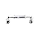 Top Knobs [TK883PC] Die Cast Zinc Cabinet Pull Handle - Brixton Series - Standard Size - Polished Chrome Finish - 3 3/4" C/C - 4 3/8" L