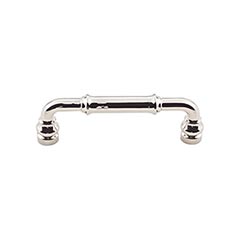 Top Knobs [TK883PN] Die Cast Zinc Cabinet Pull Handle - Brixton Series - Standard Size - Polished Nickel Finish - 3 3/4&quot; C/C - 4 3/8&quot; L