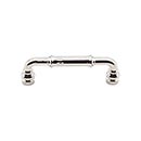 Top Knobs [TK883PN] Die Cast Zinc Cabinet Pull Handle - Brixton Series - Standard Size - Polished Nickel Finish - 3 3/4" C/C - 4 3/8" L