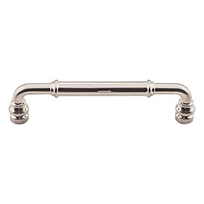 Top Knobs [TK884BSN] Die Cast Zinc Cabinet Pull Handle - Brixton Series - Oversized - Brushed Satin Nickel Finish - 5 1/16" C/C - 5 5/8" L