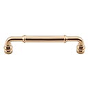 Top Knobs [TK884HB] Die Cast Zinc Cabinet Pull Handle - Brixton Series - Oversized - Honey Bronze Finish - 5 1/16" C/C - 5 5/8" L