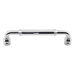 Top Knobs [TK884PC] Die Cast Zinc Cabinet Pull Handle - Brixton Series - Oversized - Polished Chrome Finish - 5 1/16" C/C - 5 5/8" L