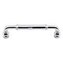 Top Knobs [TK884PC] Die Cast Zinc Cabinet Pull Handle - Brixton Series - Oversized - Polished Chrome Finish - 5 1/16" C/C - 5 5/8" L