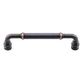 Top Knobs [TK884UM] Die Cast Zinc Cabinet Pull Handle - Brixton Series - Oversized - Umbrio Finish - 5 1/16" C/C - 5 5/8" L