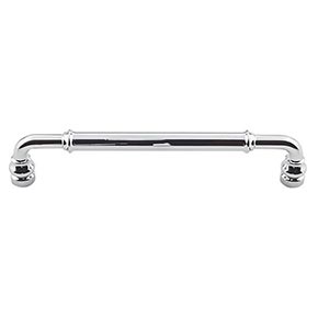 Top Knobs [TK885PC] Die Cast Zinc Cabinet Pull Handle - Brixton Series - Oversized - Polished Chrome Finish - 6 5/16" C/C - 6 15/16" L