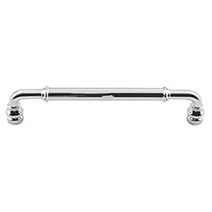 Top Knobs [TK885PC] Die Cast Zinc Cabinet Pull Handle - Brixton Series - Oversized - Polished Chrome Finish - 6 5/16&quot; C/C - 6 15/16&quot; L