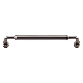Top Knobs [TK886AG] Die Cast Zinc Cabinet Pull Handle - Brixton Series - Oversized - Ash Gray Finish - 7 9/16" C/C - 8 3/16" L