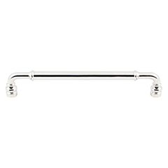 Top Knobs [TK886PN] Die Cast Zinc Cabinet Pull Handle - Brixton Series - Oversized - Polished Nickel Finish - 7 9/16&quot; C/C - 8 3/16&quot; L