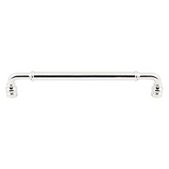 Top Knobs [TK886PN] Die Cast Zinc Cabinet Pull Handle - Brixton Series - Oversized - Polished Nickel Finish - 7 9/16" C/C - 8 3/16" L