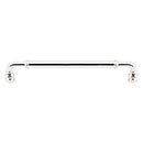 Top Knobs [TK886PN] Die Cast Zinc Cabinet Pull Handle - Brixton Series - Oversized - Polished Nickel Finish - 7 9/16&quot; C/C - 8 3/16&quot; L
