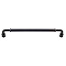 Top Knobs [TK887BLK] Die Cast Zinc Cabinet Pull Handle - Brixton Series - Oversized - Flat Black Finish - 8 13/16" C/C - 9 1/2" L