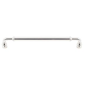 Top Knobs [TK887PN] Die Cast Zinc Cabinet Pull Handle - Brixton Series - Oversized - Polished Nickel Finish - 8 13/16" C/C - 9 1/2" L