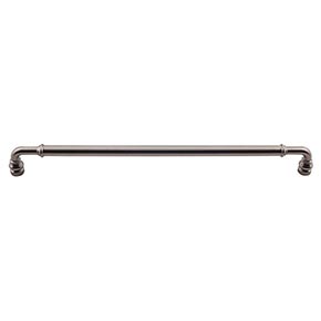 Top Knobs [TK888AG] Die Cast Zinc Cabinet Pull Handle - Brixton Series - Oversized - Ash Gray Finish - 12" C/C - 12 1/4" L