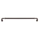 Top Knobs [TK888AG] Die Cast Zinc Cabinet Pull Handle - Brixton Series - Oversized - Ash Gray Finish - 12" C/C - 12 1/4" L