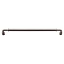 Top Knobs [TK888AG] Die Cast Zinc Cabinet Pull Handle - Brixton Series - Oversized - Ash Gray Finish - 12&quot; C/C - 12 1/4&quot; L