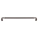 Top Knobs [TK888AG] Die Cast Zinc Cabinet Pull Handle - Brixton Series - Oversized - Ash Gray Finish - 12&quot; C/C - 12 1/4&quot; L