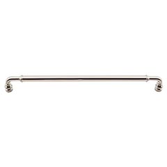 Top Knobs [TK888BSN] Die Cast Zinc Cabinet Pull Handle - Brixton Series - Oversized - Brushed Satin Nickel Finish - 12&quot; C/C - 12 1/4&quot; L