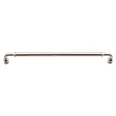 Top Knobs [TK888BSN] Die Cast Zinc Cabinet Pull Handle - Brixton Series - Oversized - Brushed Satin Nickel Finish - 12&quot; C/C - 12 1/4&quot; L