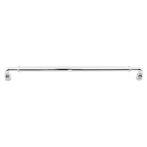 Top Knobs [TK888PC] Die Cast Zinc Cabinet Pull Handle - Brixton Series - Oversized - Polished Chrome Finish - 12" C/C - 12 1/4" L
