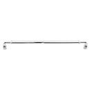 Top Knobs [TK888PC] Die Cast Zinc Cabinet Pull Handle - Brixton Series - Oversized - Polished Chrome Finish - 12" C/C - 12 1/4" L