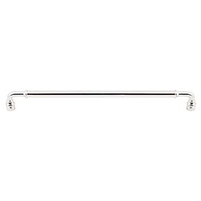Top Knobs [TK888PN] Die Cast Zinc Cabinet Pull Handle - Brixton Series - Oversized - Polished Nickel Finish - 12" C/C - 12 1/4" L