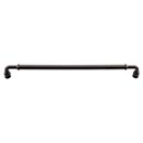 Top Knobs [TK888SAB] Die Cast Zinc Cabinet Pull Handle - Brixton Series - Oversized - Sable Finish - 12&quot; C/C - 12 1/4&quot; L