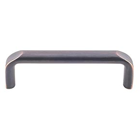 Top Knobs [TK872UM] Die Cast Zinc Cabinet Pull Handle - Exeter Series - Standard Size - Umbrio Finish - 3 3/4" C/C - 4" L