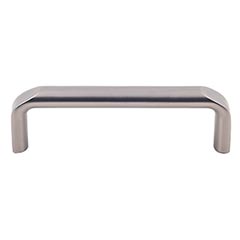 Top Knobs [TK873AG] Die Cast Zinc Cabinet Pull Handle - Exeter Series - Oversized - Ash Gray Finish - 5 1/16&quot; C/C - 5 3/8&quot; L