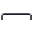 Top Knobs [TK873BLK] Die Cast Zinc Cabinet Pull Handle - Exeter Series - Oversized - Flat Black Finish - 5 1/16&quot; C/C - 5 3/8&quot; L