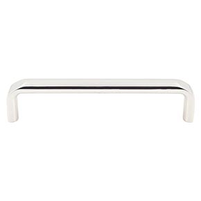 Top Knobs [TK873PN] Die Cast Zinc Cabinet Pull Handle - Exeter Series - Oversized - Polished Nickel Finish - 5 1/16" C/C - 5 3/8" L