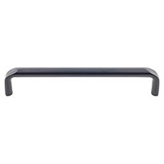 Top Knobs [TK874BLK] Die Cast Zinc Cabinet Pull Handle - Exeter Series - Oversized - Flat Black Finish - 6 5/16&quot; C/C - 6 5/8&quot; L