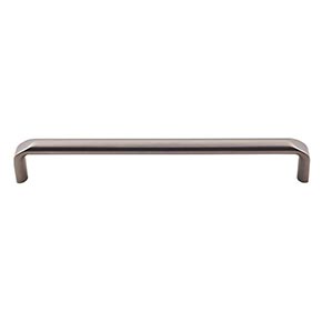 Top Knobs [TK875AG] Die Cast Zinc Cabinet Pull Handle - Exeter Series - Oversized - Ash Gray Finish - 7 9/16" C/C - 7 7/8" L