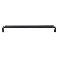 Top Knobs [TK876BLK] Die Cast Zinc Cabinet Pull Handle - Exeter Series - Oversized - Flat Black Finish - 8 13/16&quot; C/C - 9 1/8&quot; L