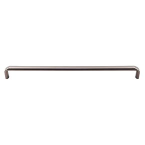 Top Knobs [TK877AG] Die Cast Zinc Cabinet Pull Handle - Exeter Series - Oversized - Ash Gray Finish - 12" C/C - 12 5/16" L