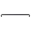 Top Knobs [TK877BLK] Die Cast Zinc Cabinet Pull Handle - Exeter Series - Oversized - Flat Black Finish - 12" C/C - 12 5/16" L