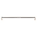Top Knobs [TK877PN] Die Cast Zinc Cabinet Pull Handle - Exeter Series - Oversized - Polished Nickel Finish - 12&quot; C/C - 12 5/16&quot; L