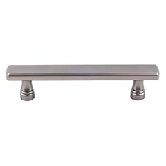 Top Knobs [TK853AG] Die Cast Zinc Cabinet Pull Handle - Kingsbridge Series - Standard Size - Ash Gray Finish - 3 3/4&quot; C/C - 5 13/16&quot; L