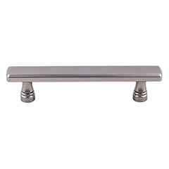 Top Knobs [TK853AG] Die Cast Zinc Cabinet Pull Handle - Kingsbridge Series - Standard Size - Ash Gray Finish - 3 3/4&quot; C/C - 5 13/16&quot; L