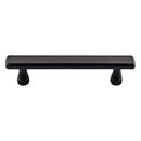 Top Knobs [TK853BLK] Die Cast Zinc Cabinet Pull Handle - Kingsbridge Series - Standard Size - Flat Black Finish - 3 3/4&quot; C/C - 5 13/16&quot; L